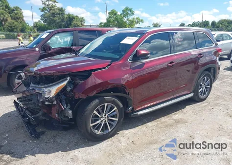 2017 Toyota Highlander Xle from USA, damaged, VIN 5TDKZRFH9HS228541